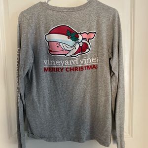 Vineyard Vines Merry Christmas Long Sleeve Top